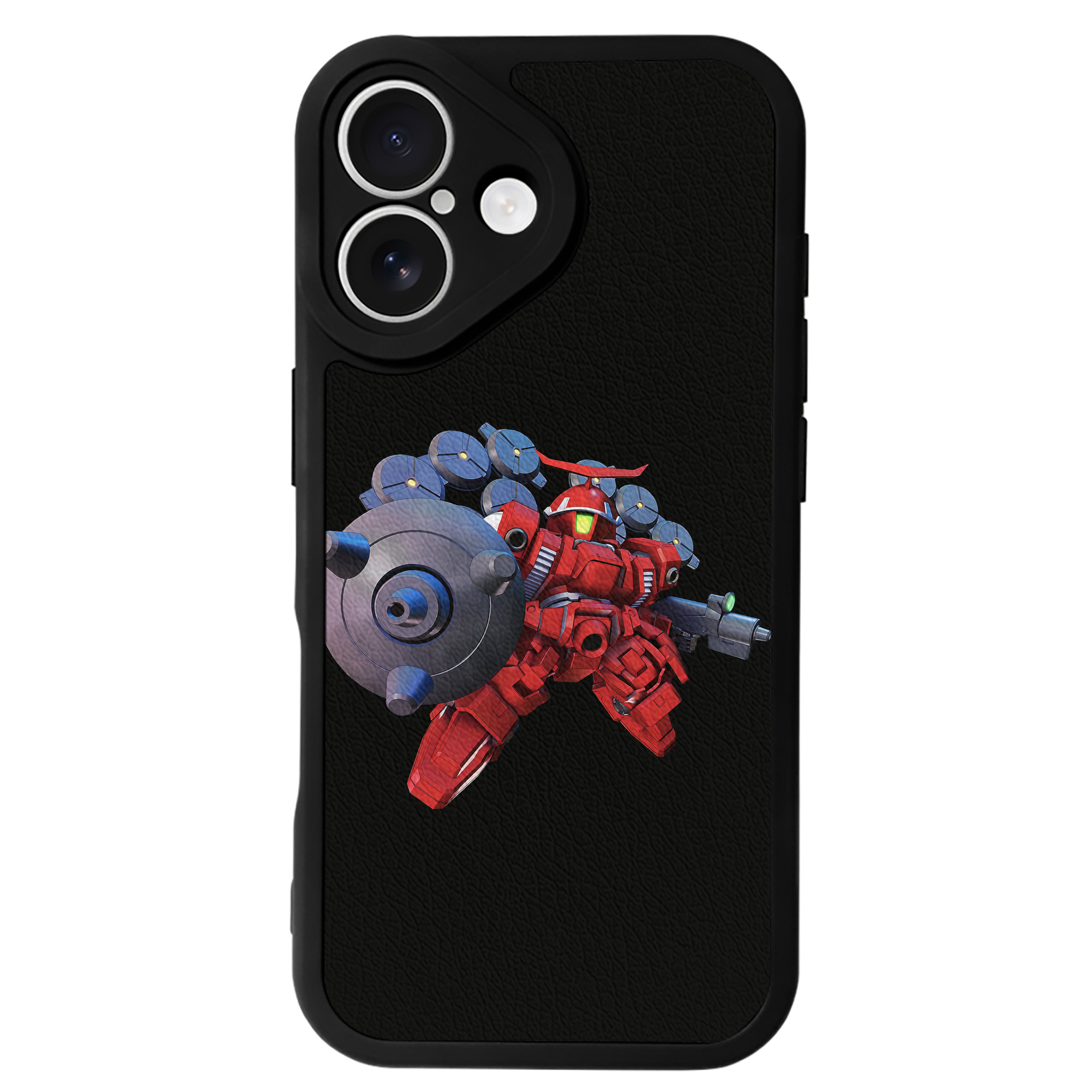 （画像用） 機動戦士ガンダム Mobile Suit Gundam 【iPhone 16シリーズ対応】シリコンスマホケース（レザー調） 材質：シリコン